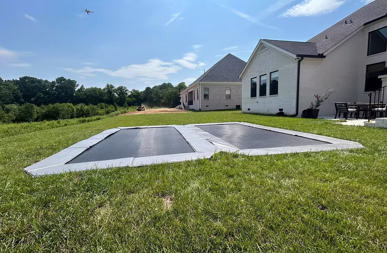 Brentwood trampoline installation