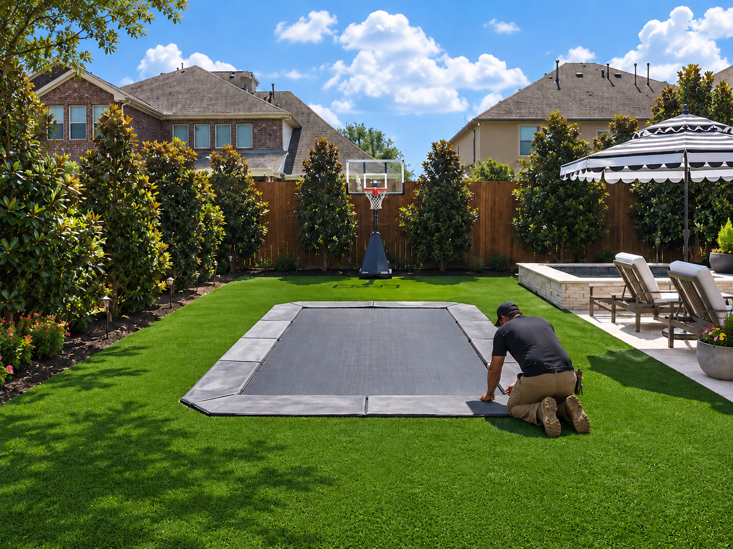 Earthworks Landscaping Services crew
