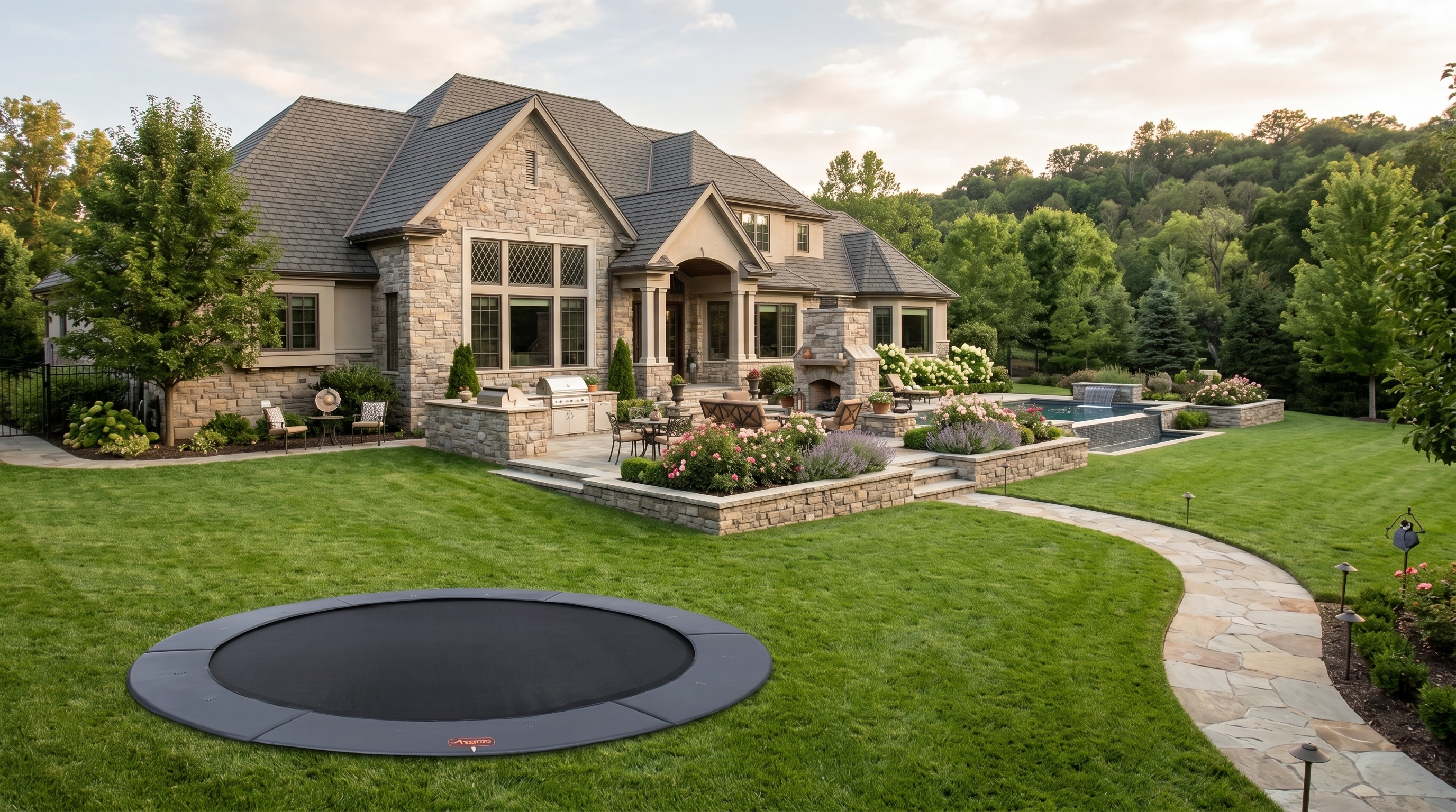 Alexandria trampoline installation