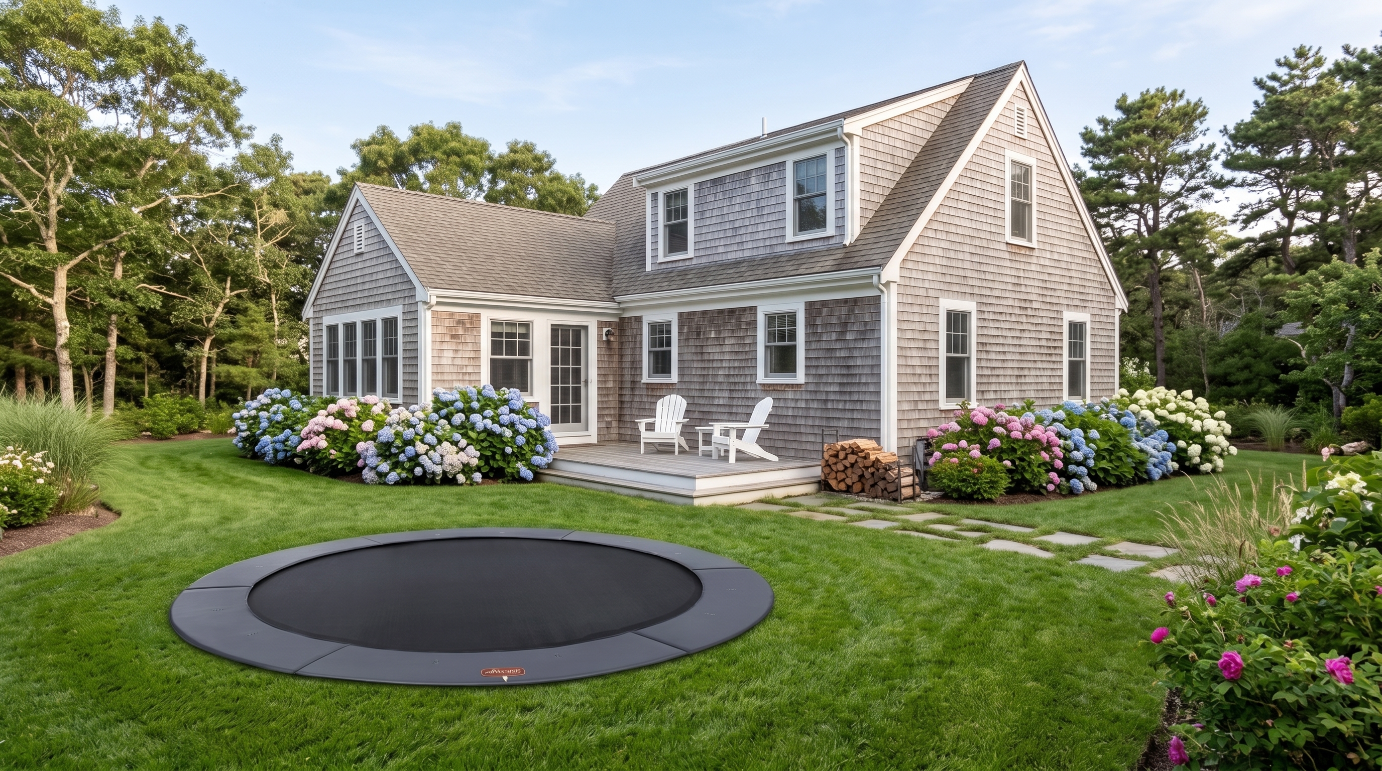 Marshfield trampoline installation